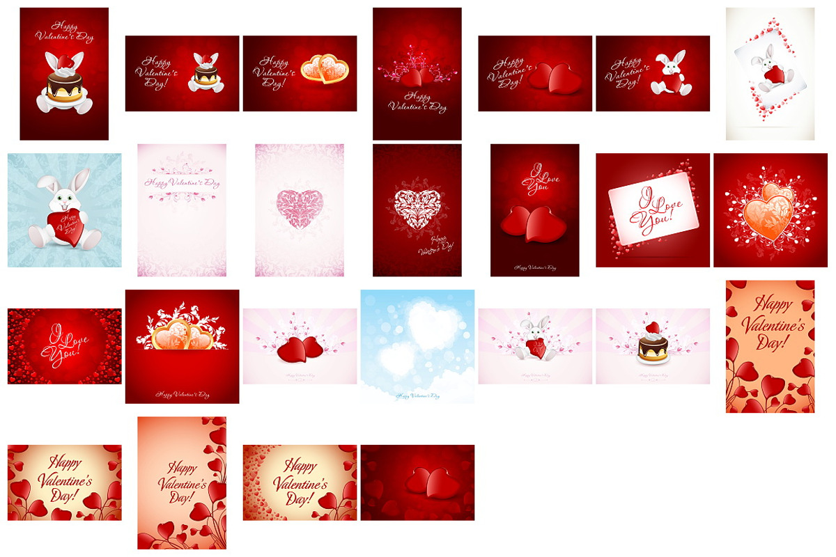 Set of Valentine's Day Images, a Decorative Illustration by PictureInStock (Photo 2 of 2)