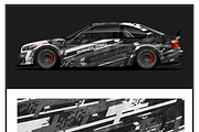 Futuristic Vehicle Wrap Design, an Object Illustration by CarWrap design (Thumbnail 1 of 3)