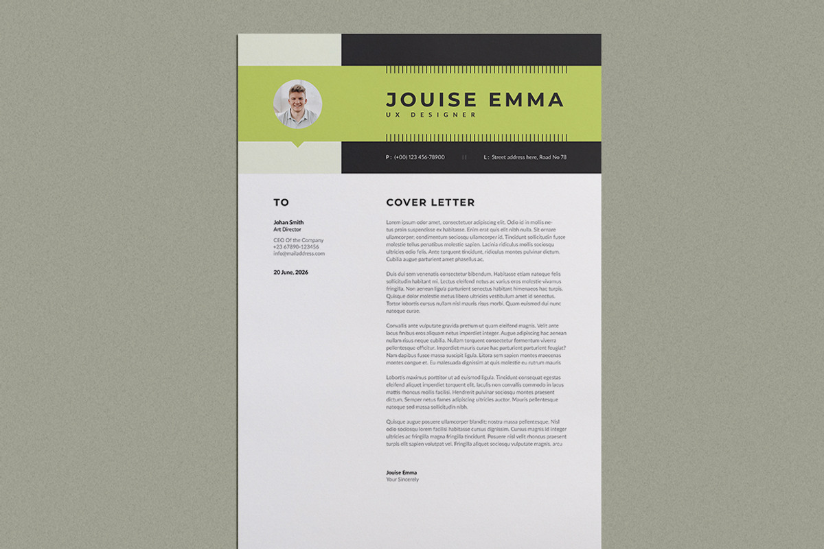 Professional Resume/CV | Word & EPS, a Resume Template by HiveArts (Photo 4 of 4)