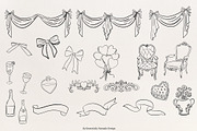 Whimsical Love Line Art Illustration, an Object Graphic by Essentially Nomadic (Thumbnail 4 of 7)