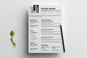 Unique Resume Template