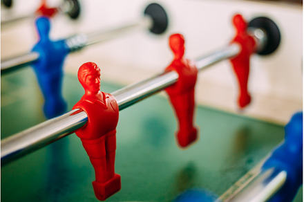 Table football game with red and, a Sports & Recreation Photo by Our Amazing World