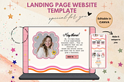 Landing Page Website for Coaches, a Landing Page Template by bellaROSEworkshop (Thumbnail 2 of 10)