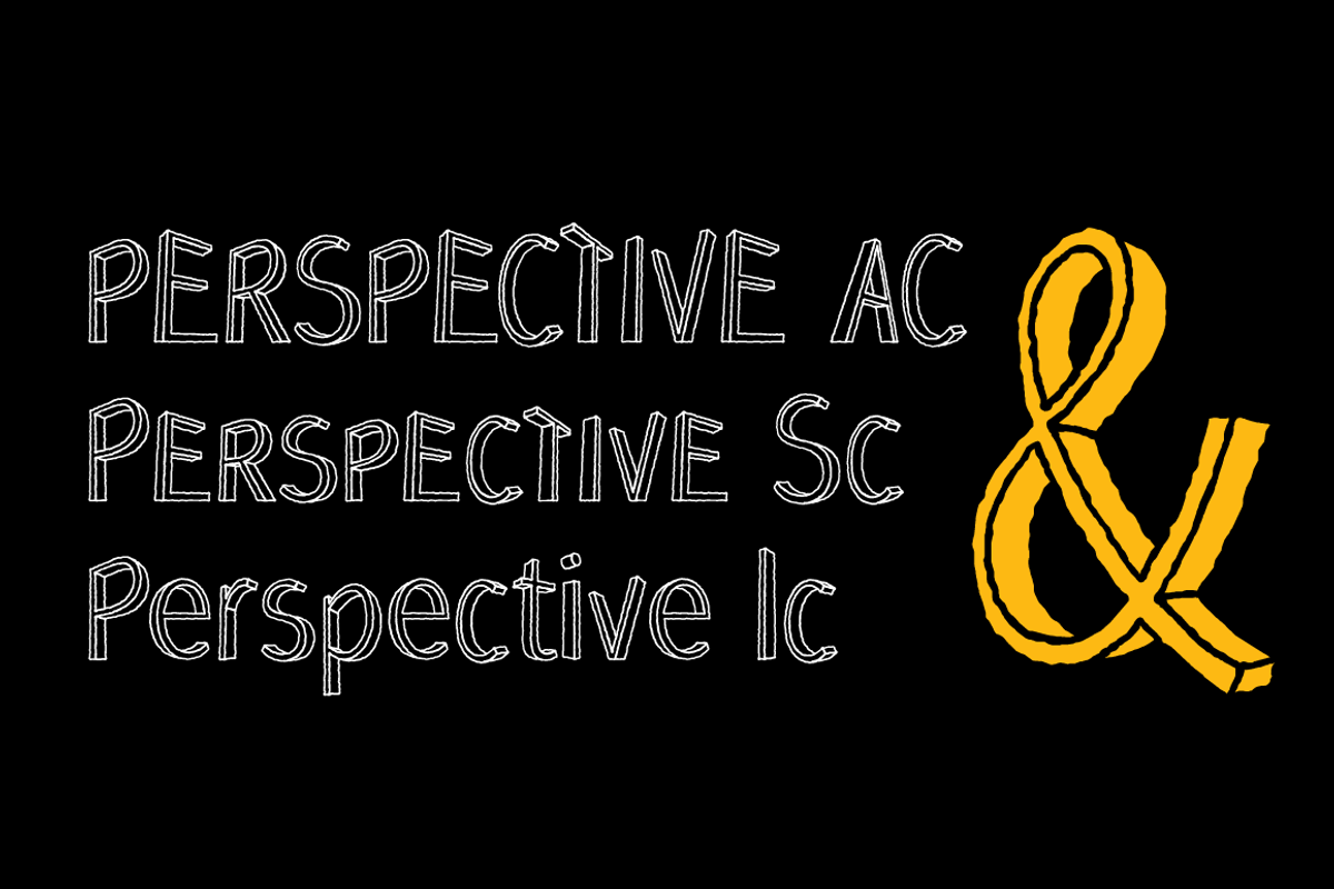 Perspective Sans, a Sans Serif Font by BULENT YUKSEL (Photo 2 of 11)