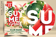Summer Party, a Flyer Template by darkmonarch (Thumbnail 2 of 3)