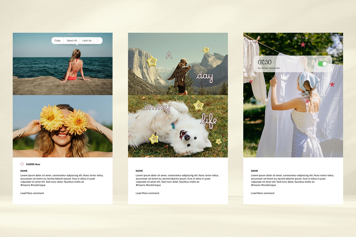 Aesthetic Digital Diary Canva Kit, a Social Media Template by Pani Temp. (Photo 9 of 16)