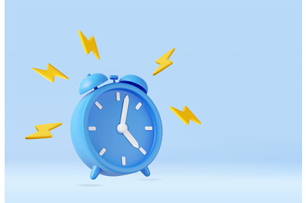3d alarm clock, an Object Graphic by ModVector