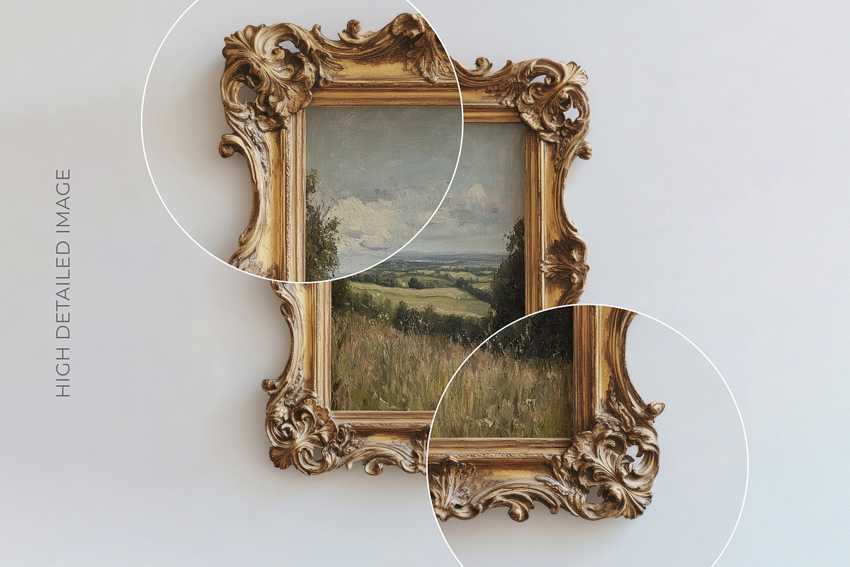 Vintage Coquette Frame Mockup, a Household Mockup by Blank Studio (Photo 6 of 8)