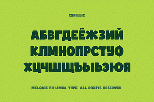 Melonie Bold Display Font