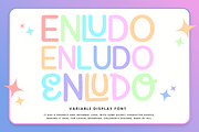 Enludo – Playful Sans & Script Font, a Sans Serif Font by roomspace creative lab (Thumbnail 1 of 11)