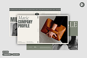 Matic Cimpany Profile - PowerPoint, a Presentation Template by Sixtemp (Thumbnail 1 of 7)