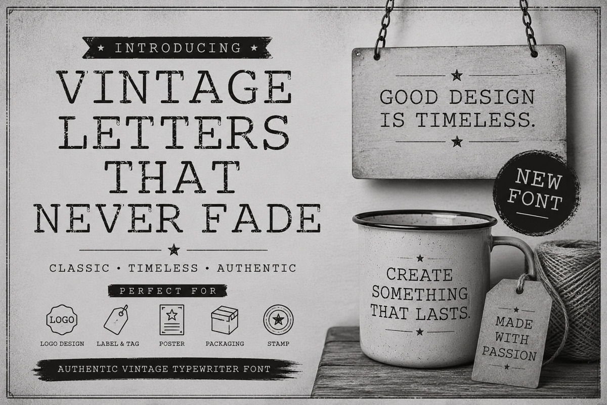 Monochrome Writer, a Slab Serif Font by Limited.studio (Photo 3 of 4)