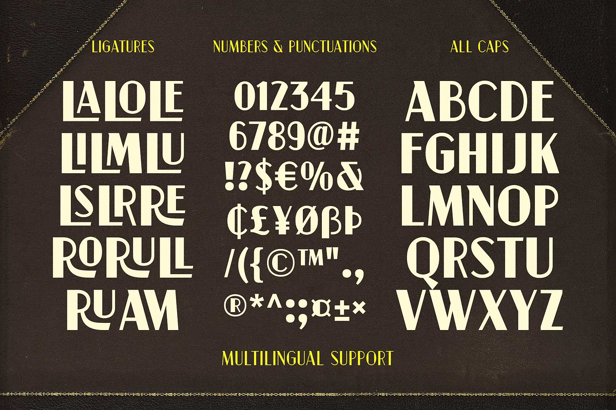 Neuford - Vintage Display, a Sans Serif Font by Arterfak Project (Photo 11 of 12)
