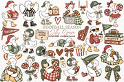 Football Season Clipart Silly Goose, a Sport Illustration by SugarCloudStudioArt (Thumbnail 1 of 6)