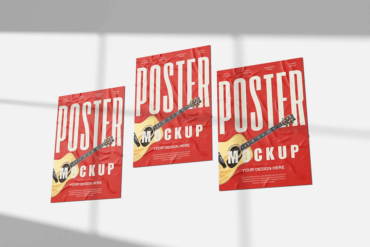 Wall Poster Mockup, an Advertising Mockup by bimockup (Photo 6 of 6)