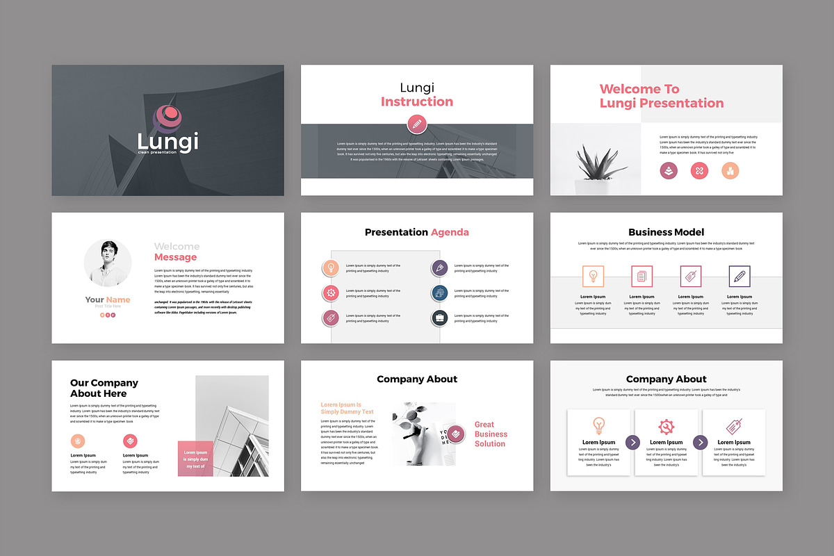 Modern Business PowerPoint Template, a Presentation Template by RsmBoutique2021 (Photo 2 of 5)