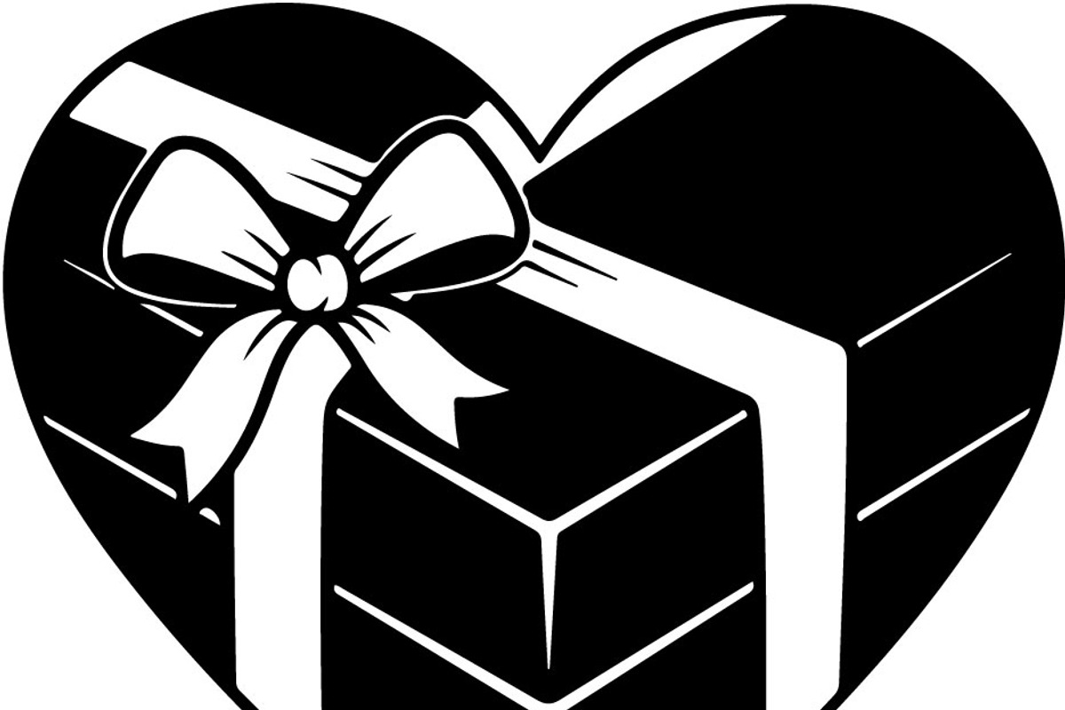 Black Heart Love Silhouette Icons Se, an Illustration by Designer_Momina (Photo 7 of 18)