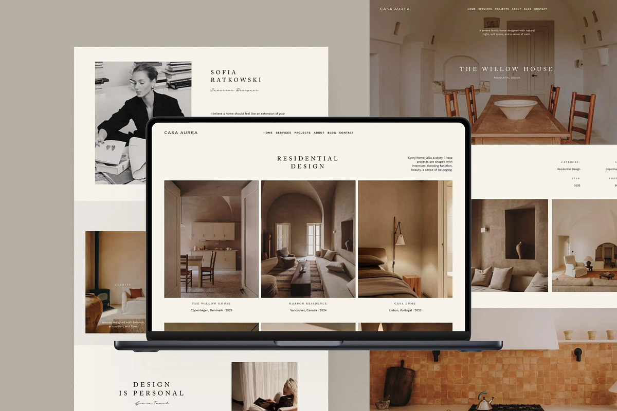 Squarespace Template Interior Design, a Squarespace Template by The Soft Voice (Photo 8 of 9)