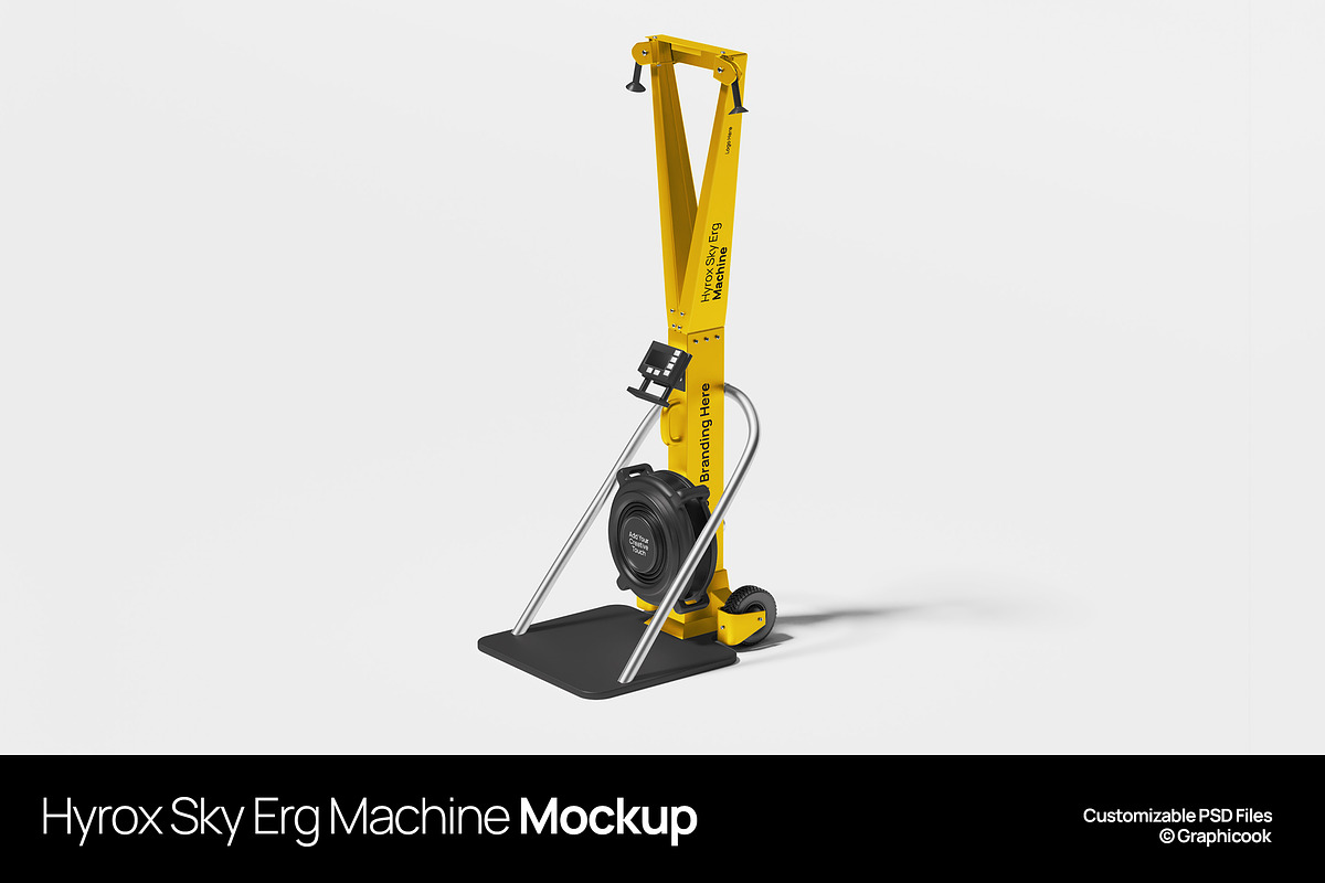 Hyrox Sky Erg Machine Mockup, a Merchandise Mockup by graphicook (Photo 1 of 4)