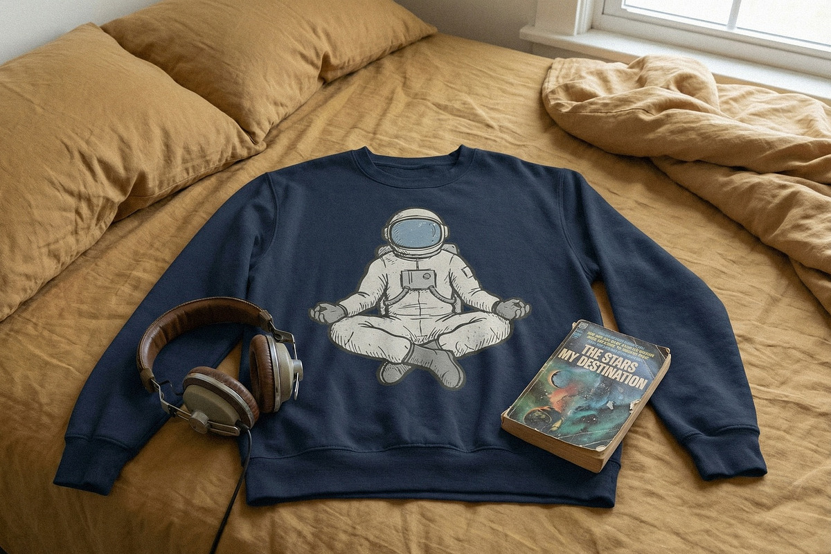 Meditating Astronaut PNG, Space, an Illustration by SharpMarketplace (Photo 3 of 4)