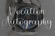 Vocation Autography, a Handwritten Font by FreshTypeINK (Thumbnail 1 of 8)