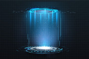 Sci-fi Futuristic element HUD Design, a Technology Illustration by ZinetroN (Thumbnail 3 of 9)