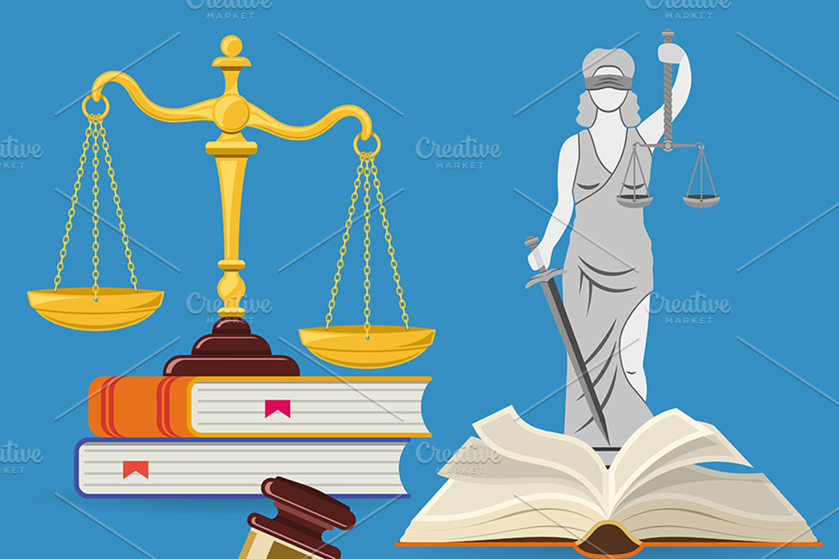 Law and Justice Concepts, an Object Illustration by TAlex (Photo 7 of 7)