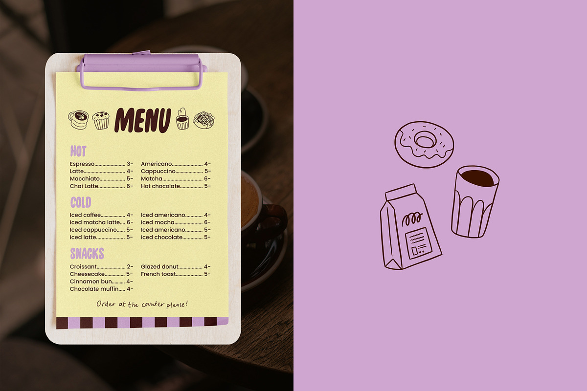 Coffee Lover Illustration Pack, a Food Illustration by Carole Chevalier (Photo 5 of 10)