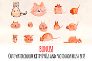 60+ Cat Vector Graphics Bundle, an Animal Illustration by Violet LeBeaux (Thumbnail 5 of 5)