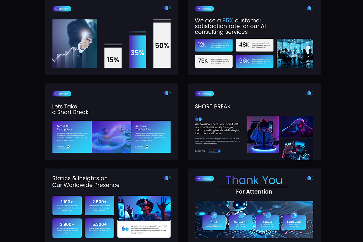 Open Ai Artificial Technology, a Presentation Template by Pradaxa (Photo 6 of 6)
