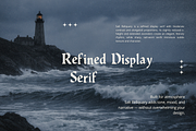 Salted Reliquary Dark Display Serif, a Serif Font by foxsong (Thumbnail 2 of 5)