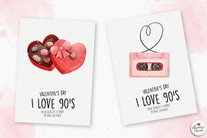 90's Valentines Clipart