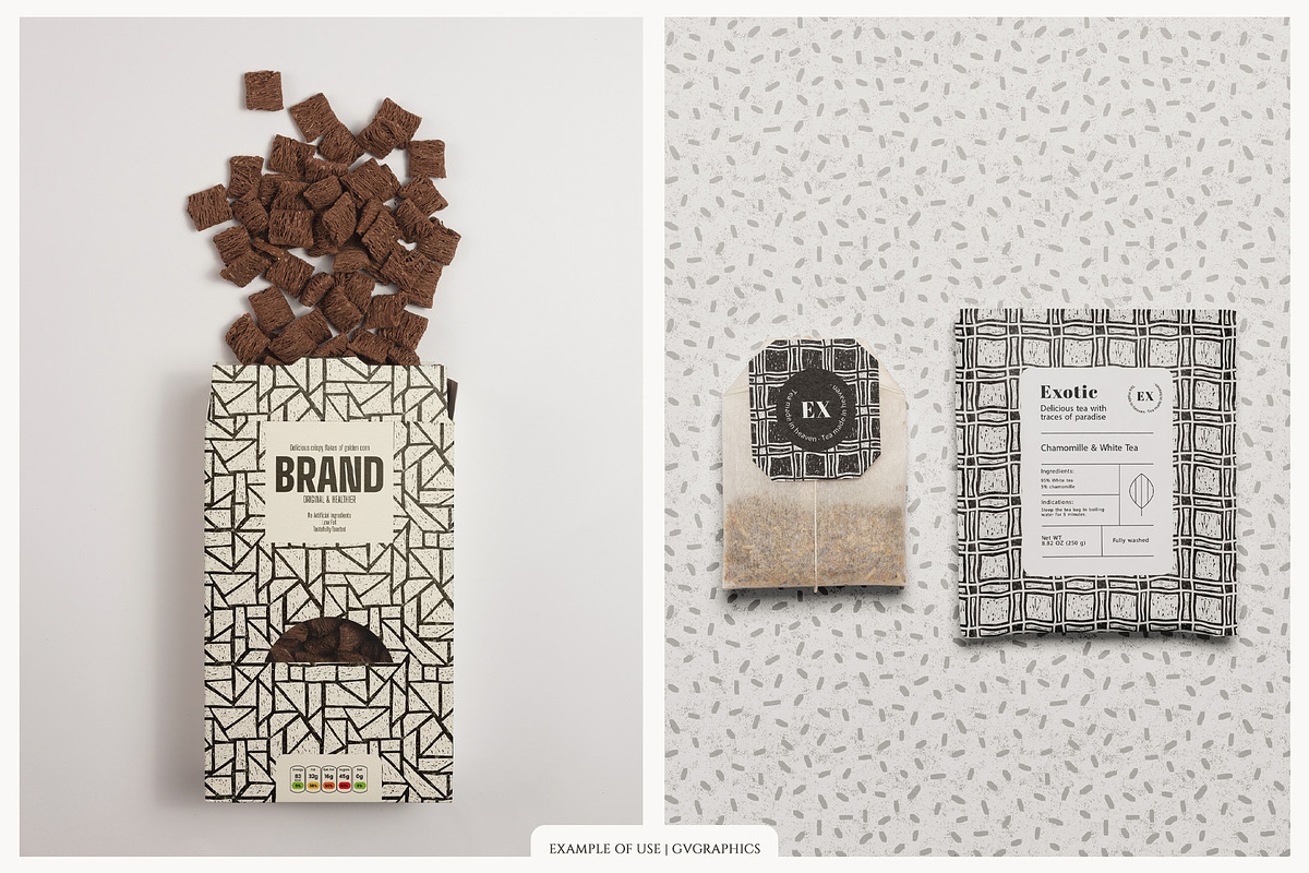 Linocut Patterns, a Pattern Graphic by GVGraphics (Photo 10 of 15)