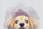 Flower Custom Watercolor Pet Art, an Action Add-On by MRI STUDIO (Thumbnail 15 of 23)