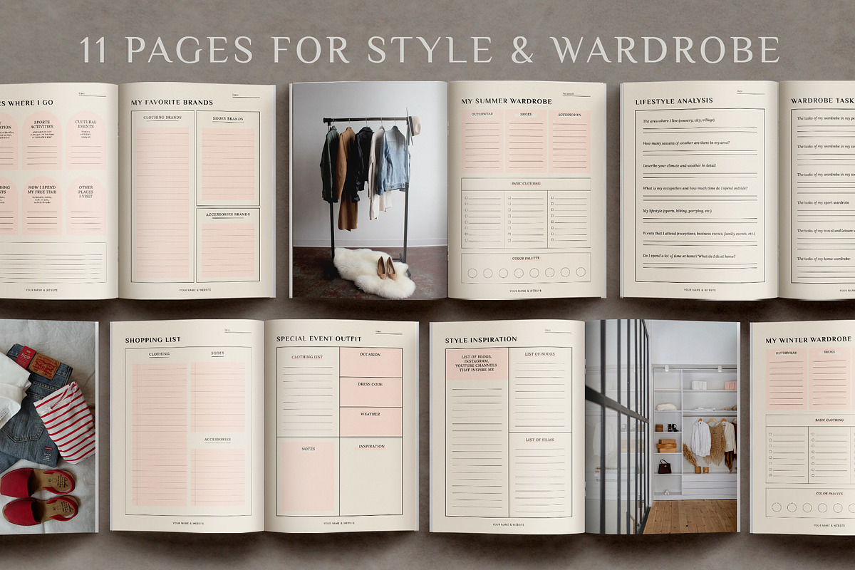 Aesthetic Planner & Calendar, a Stationery Template by Anatartan Design (Photo 15 of 27)