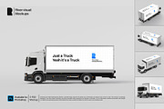 Branding Mockup Truck Mockup Plain, an Advertising Mockup by River Visual (Thumbnail 1 of 7)