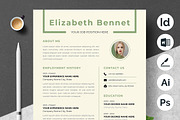 All-in-One Resume & Cover Letter Bun, a Resume Template by ResumeInventor (Thumbnail 1 of 6)