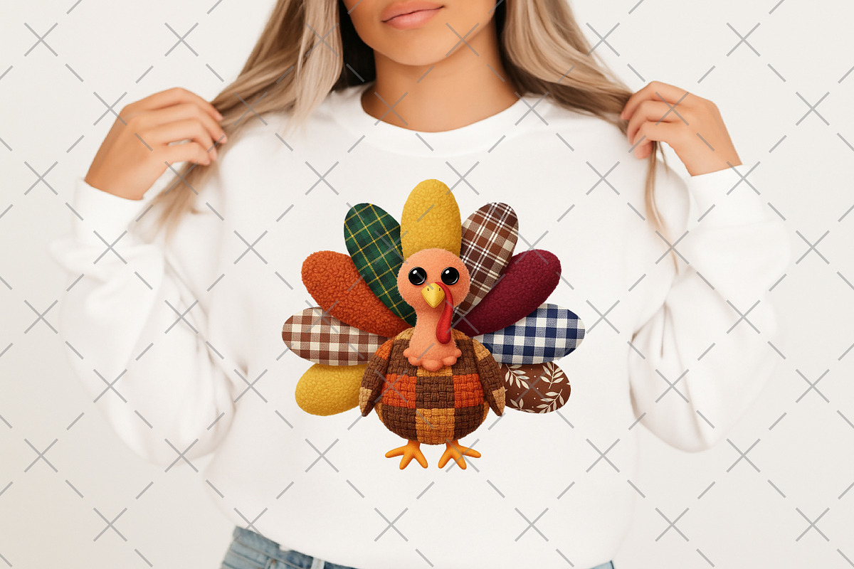 Thanksgiving Png Yarn Crochet Turkey, an Illustration by Craft Nest (Photo 3 of 6)