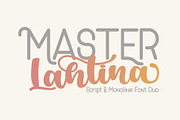 Master Lahtina - Font Duo, a Script Font by eknojistudio (Thumbnail 1 of 8)