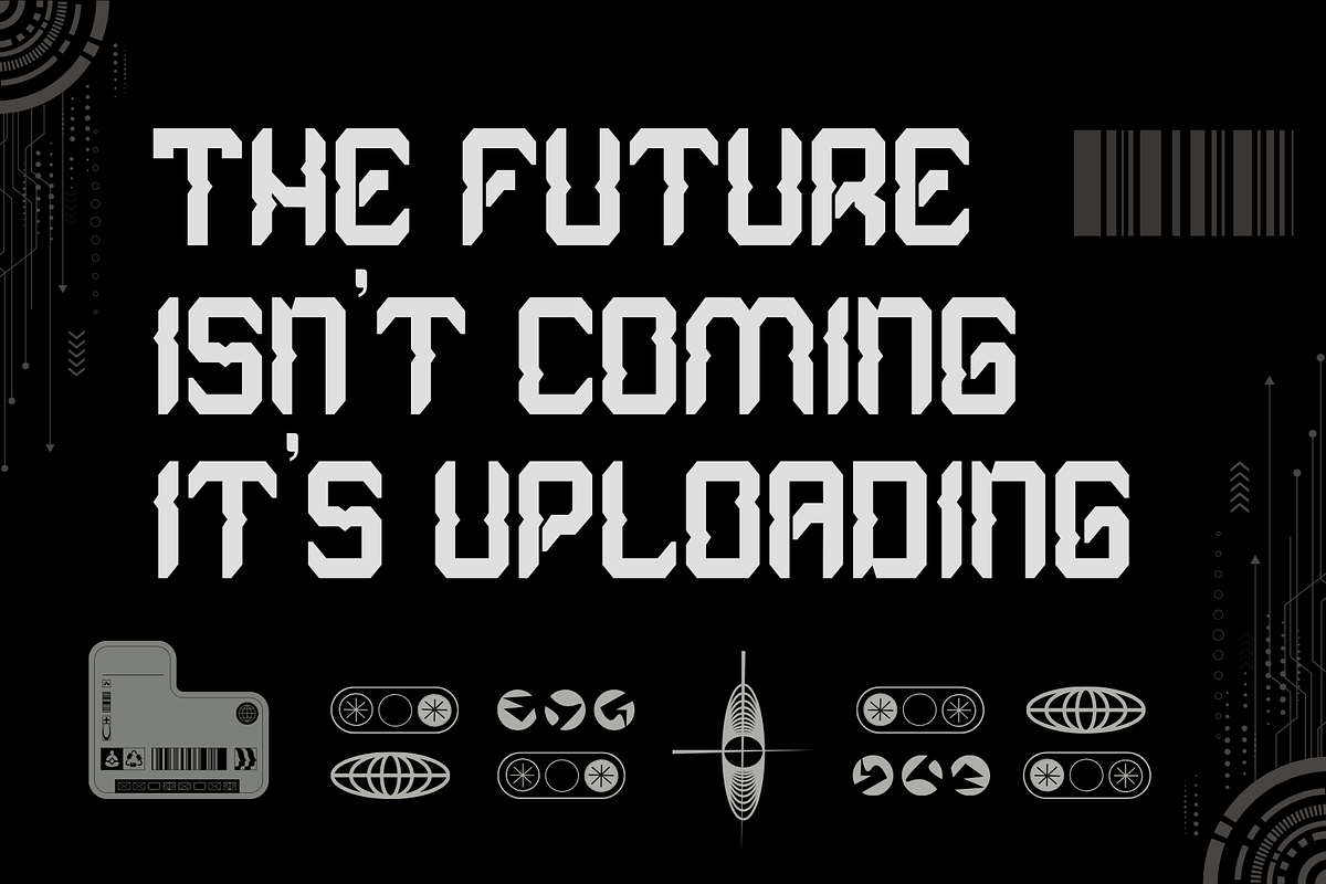 Neo Cyberpunk - Modern Techno Font, a Sans Serif Font by Nirmana Visual (Photo 8 of 10)