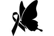 Black Awareness Ribbon Icon Set, a Healthcare Illustration by Artivon (Thumbnail 35 of 51)