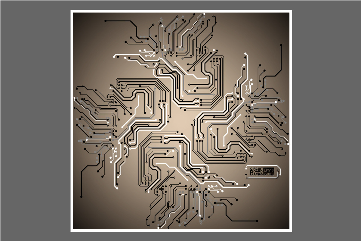 -50% Circuit boards backgrounds set, a Background Graphic by frost_newt (Photo 11 of 11)