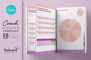 Coach Workbook Template for Canva, a Magazine Template by Sakura Digitals (Thumbnail 1 of 8)