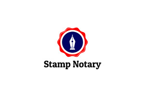 Stamp Notary Logo