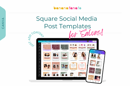 Hair and Salon Social Post Templates