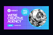 Creative Agency Web Banner Ads Set, an UI Kit Template by CreativeShaper (Thumbnail 2 of 4)