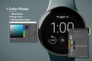 Pixel Watch Mockup, a Product Mockup by Evan Molina (Thumbnail 3 of 3)
