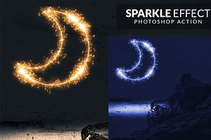 Sparkle Effect Photoshop Action