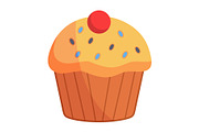 Muffin Illustration Icon, an Icon by Pexelpy (Thumbnail 1 of 2)