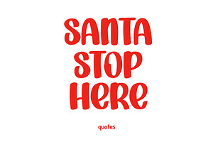 Santa Bear Font - Brush Font